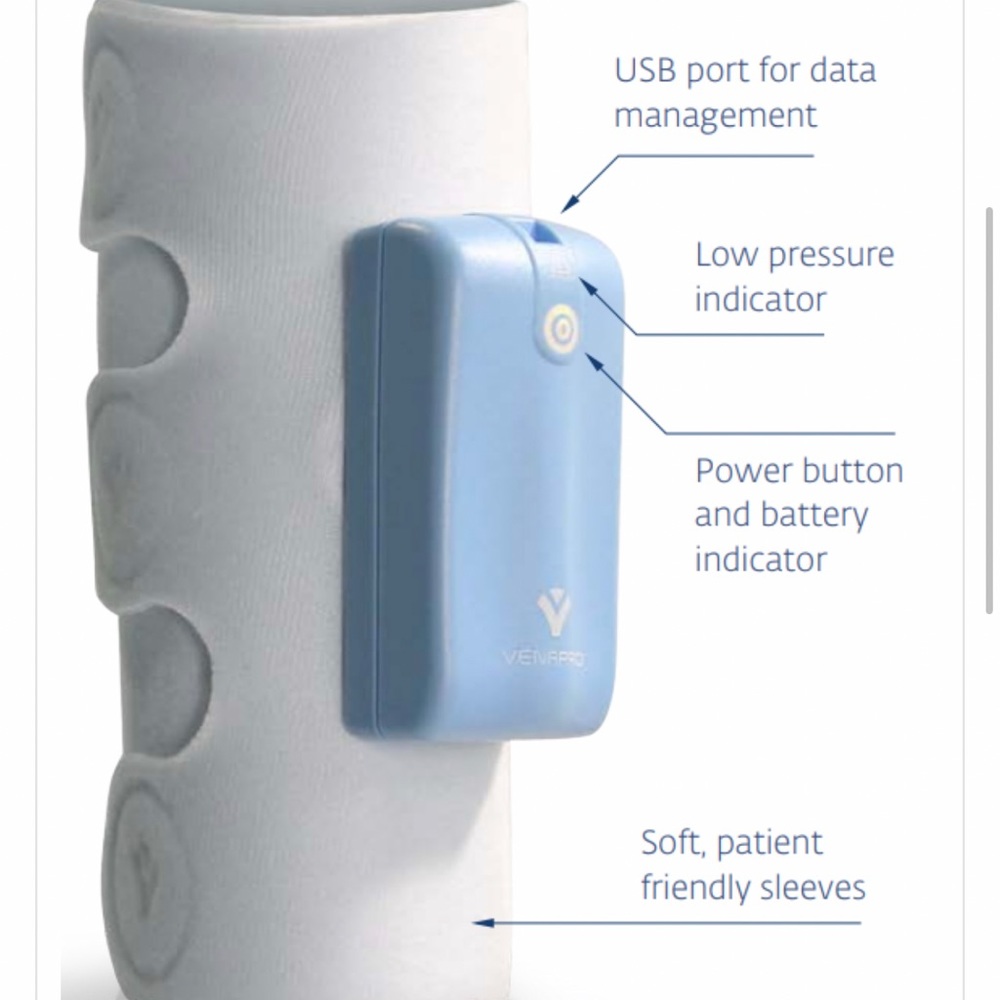 Electric leg compression VenaPro Portable DVT System - 30M